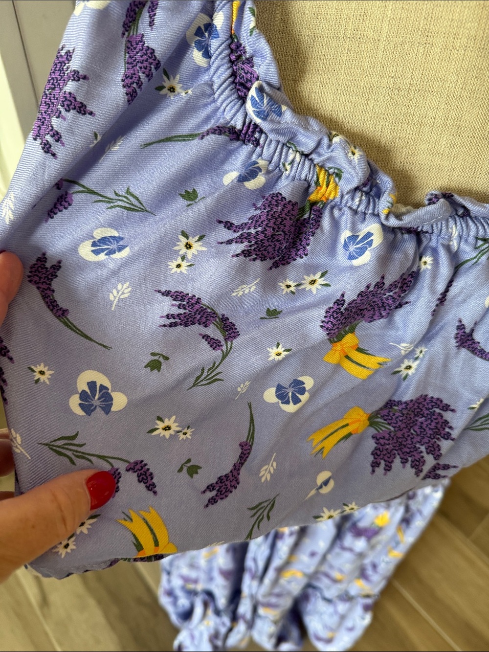 NWT Disney Parks XL Epcot France Pavilion Provincial Minnie Lavender Dress - Picture 6 of 7